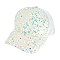 ADJUSTABLE FASHION SPARKLY SEQUIN MESH BACK BASEBALL CAP