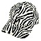 ZEBRA PRINT BASEBALL CAP