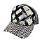 STYLISH FASHION SPARKLY SEQUIN MESH BACK ADJUSTABLE BASEBALL CAP