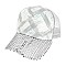 STYLISH FASHION SPARKLY SEQUIN MESH BACK ADJUSTABLE BASEBALL CAP