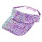 TRENDY FULL RHINESTONE SUN VISOR