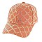 TRENDY SEQUIN ADJUSTABLE BASEBALL CAP