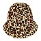 STYLISH ANIMAL PRINT LEOPARD CHEETAH BUCKET HAT