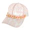 Elegant Lace CAP with CUBAN LINK CHAIN Accent