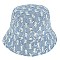 LOVELY GLITTER SEQUIN SPARKLE DENIM BUCKET HAT