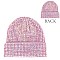 Trendy Fully Rhinestone Covered  Fashion Women Knitted Beanie