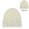 Trendy Fully Rhinestone Covered  Fashion Women Knitted Beanie