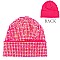 Trendy HALF Rhinestone Covered Fashion Women Knitted Beanie