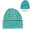 Trendy HALF Rhinestone Covered Fashion Women Knitted Beanie