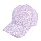 LACE FLORAL PATTERN CAP WITH CRYSTAL