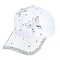 CRYSTAL BUTTERFLY ON FILIGREE - Crystal STUDDED BASEBALL CAP