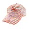 Trendy Stripped Sparkly Cap MEZ584