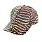 Trendy Stripped Sparkly Cap MEZ584