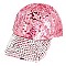 Sequin and Rhinestones Fashion Cap