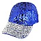 Sequin and Rhinestones Fashion Cap