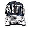 "FAITH"  Full Stoned Bill Denim Cap