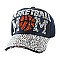 BASKETBALL MOM Distress Denim Gem Baseball Cap