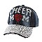 CHEER MOM Denim Stone  Baseball Cap