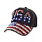 USA Flag Rhinestone cap