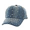 Star Metal Studded Fashion Denim Cap MEZ859LT