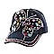 Rhinestone Butterfly Denim Cap MEZHTC876