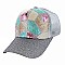 Geometrical Sequin Fashion Cap