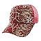 Floral Design Sequins Trendy cap MEZ890