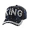 "KING" Rhinestone Cap MEZ898