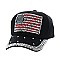 USA Flag Rhinestone cap