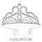 ELEGANT CUBIC ZIRCONIA TIARA