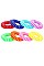 Pack of 12 Adorable 8pc Assorted Color Phone Cord Hair Tie Set