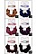Pack of 12 (pieces) Assorted Color 2 Scrunchies & Hair Pin Set