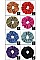 Pack of 12 (pieces) Assorted Color Scrunchies