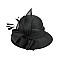 GATSBY FLAX FABRIC SMALL HAT