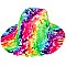 TRENDY TIE DYE Fedora Hat for Women