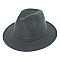 FASHIONABLE SOLID COLOR FEDORA HAT