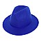 FASHIONABLE SOLID COLOR FEDORA HAT