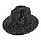 Rhinestone Fedora Hat for Women - Trendy Vibrant Colors