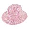 Rhinestone Fedora Hat for Women - Trendy Vibrant Colors