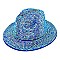 Rhinestone Fedora Hat for Women - Trendy Vibrant Colors