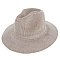 FASHIONABLE CORDUROY WIDE BRIM FEDORA HAT