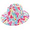 SPRING COLORS TIE DYE Fedora Hat for Women