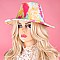 SPRING COLORS TIE DYE Fedora Hat for Women