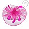 Classy Fascinator with Ruffle Mesh W/feather SLHTH1299