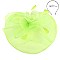 Classy Fascinator with Ruffle Mesh W/feather SLHTH1299