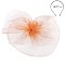Classy Fascinator with Ruffle Mesh W/feather SLHTH1299