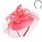 Classy Elegant Wedding Fascinator With Floral Center