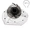 Trendy Feather Flower W/dotted Veil Headband/pin SLHTH2118