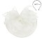 Fashionable Headband/pin with Ruffle Flower Mesh Bow SLHTH2122