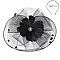 Classy Fascinator with Mesh Floral Feather With Jewel SLHTH2162